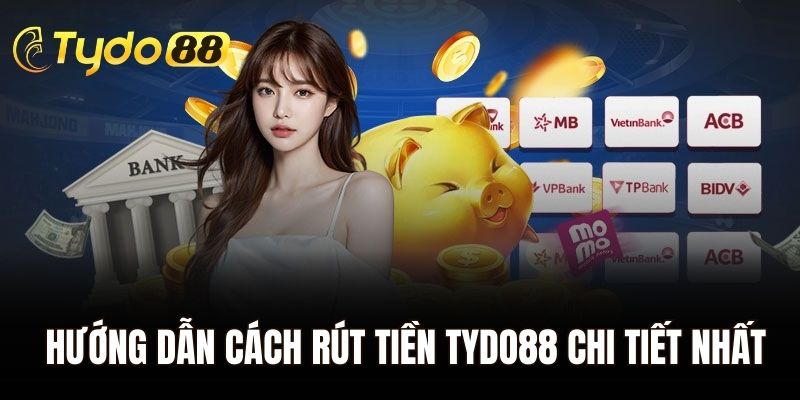Hướng dẫn cách rút tiền Tydo88 chi tiết nhất cho tân thủ
