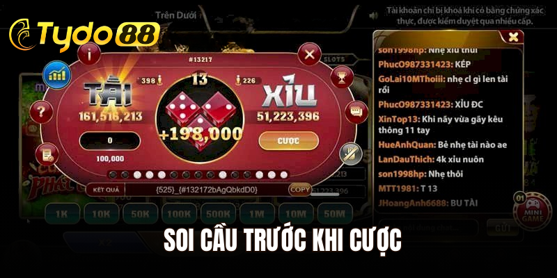 Soi cầu trước khi cược