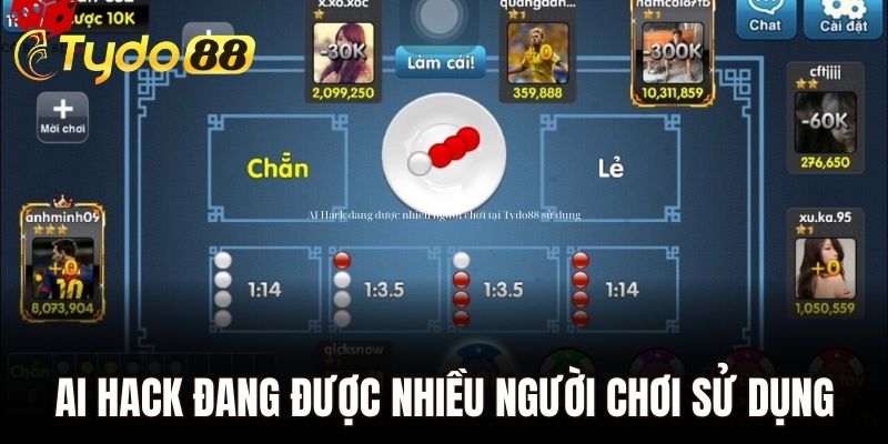 Tool Hack Xóc Đĩa – Công Cụ Hỗ Trợ Thành Viên Mới Tại Tydo88 3 AI Hack đang được nhiều người chơi tại Tydo88 sử dụng