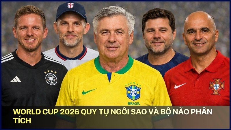 World Cup 2026 quy tụ ngôi sao và bộ não phân tích